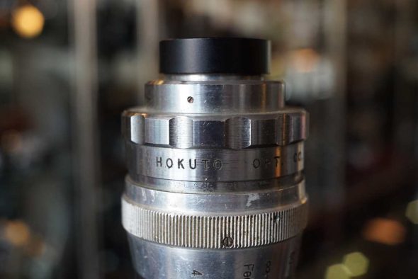 Hokuto OPt. 3inch (75mm) F/1.9 Elitar Anastigmat 16mm C-mount lens