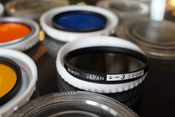 Lot of 7x Nikon filters 52mm in cases