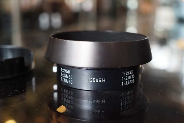 Leica Leitz 12585H vented metal clip-on lenshood
