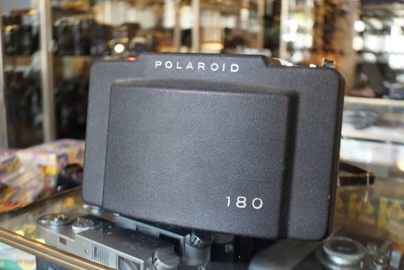 Polaroid land camera model 180 w/ Tominon 114mm f/4.5
