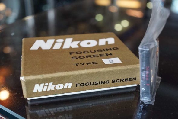 Nikon F focusing screen type B, Boxed