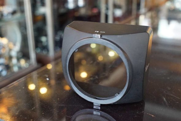 Bronica lens hood 75mm for Zenzanon MC and EII ETR lenses