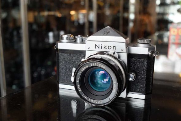 Nikon F Plain prism w/ Nikkor-HC 50mm f/2 non-ai
