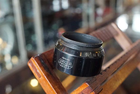 Leica Leitz VALOO lens hood with aperture adjustment ring For Elmar 5cm with A36