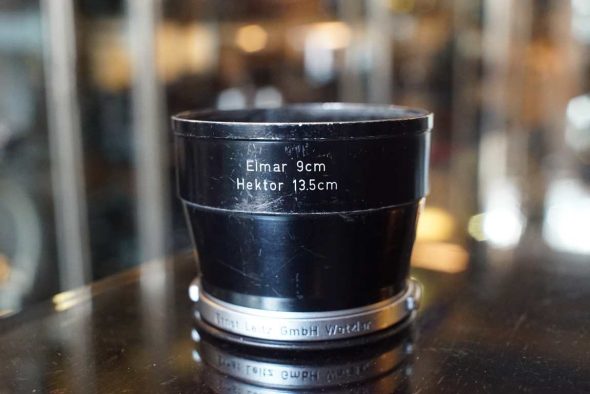 Leica IUFOO lens hood for 9cm and 13.5cm + cap