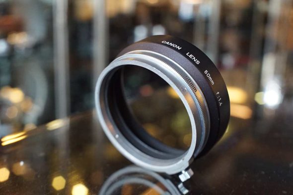 Canon lens hood for 1:1.4 / 50mm rangefinder lens