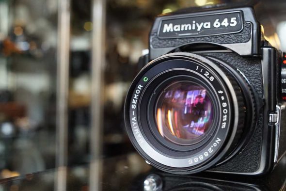 Mamiya M645 kit w/ Sekor 80mm f/2.8 C and prism