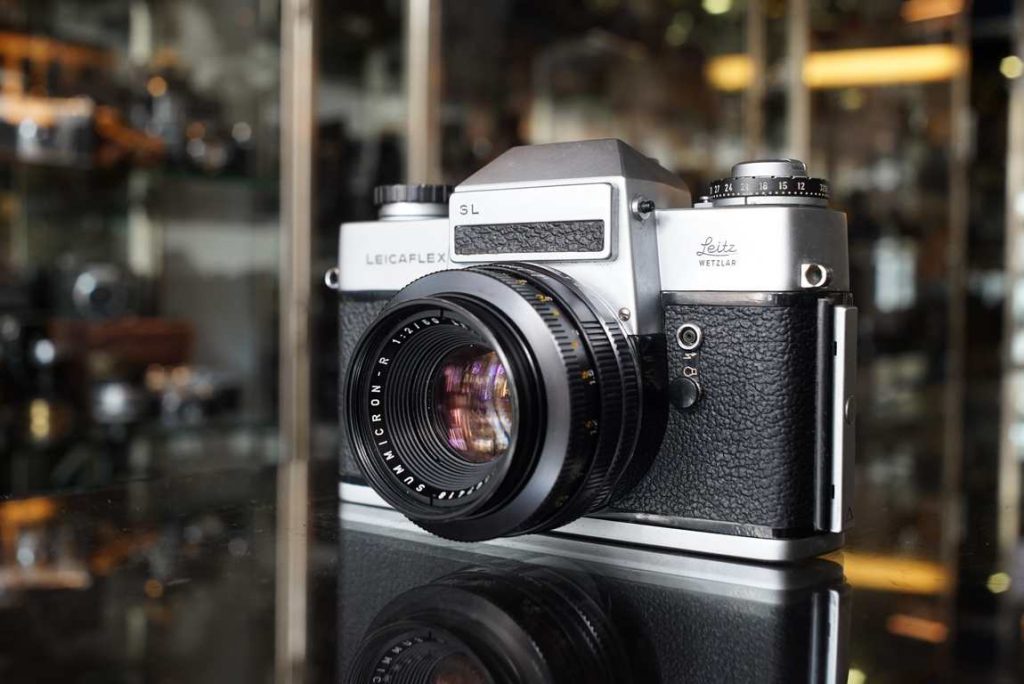 Leica Leicaflex SL 10011 + Summicron-R 50mm f/2 3cam