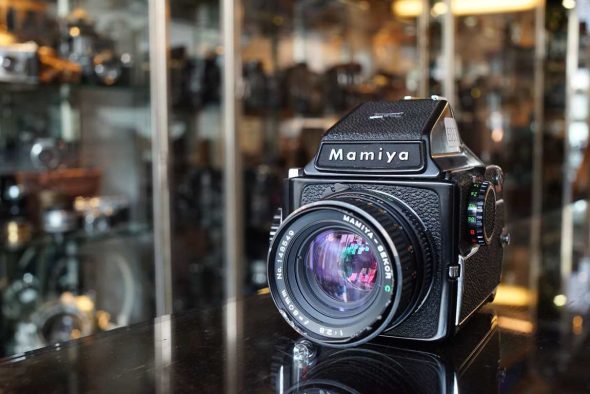 Mamiya M645 body, for repair/parts + Waist Level Finder E623