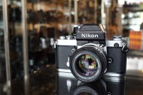 Nikon F2a silver + Nikkor AI-S 50mm F/1.4 lens