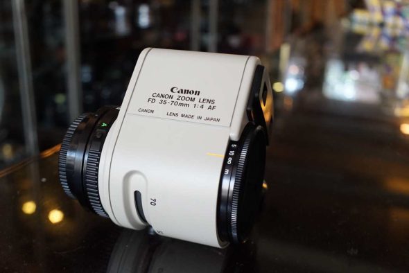 Canon FD 35-70mm f/4 AF zoom lens in case, OUTLET