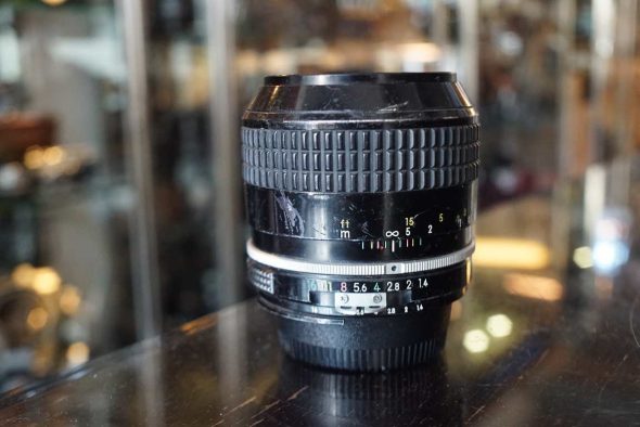 Nikon Nikkor 35mm F/1.4 AI lens, worn