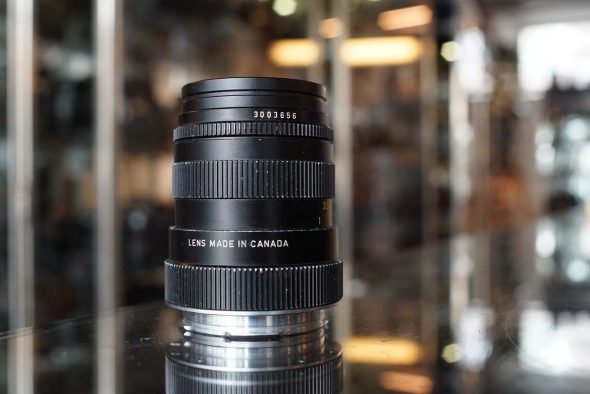 Leica Tele-Elmarit-M 90mm F/2.8 black, Canada + rubber lenshood