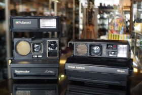 Polaroid Supercolor Elite 600 and Onyx Spectra semi-translucent cameras