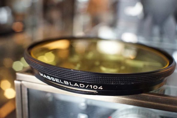 Hasselblad Carl Zeiss Bayonett 104 Yellow 2x Y -1 contrast filter, black ring