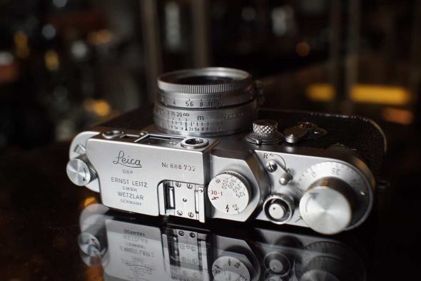 Leica IIIg with full CLA + Elmar 50mm F2.8 lens