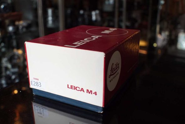 Empty Leica 10400 M4 box