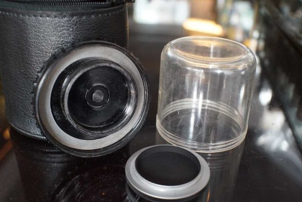 Leica R lens leather case + Clear lens bubble for LTM lens
