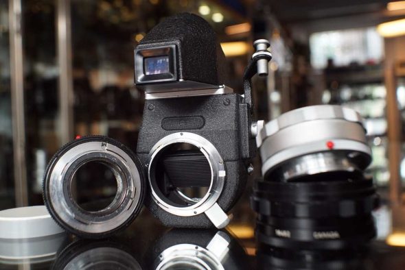 Leica Visoflex II lot with multiple focusing tubes