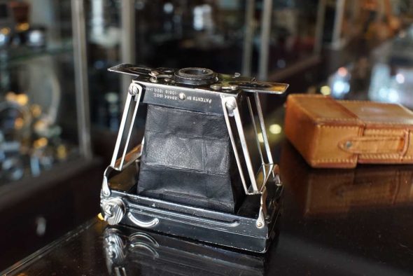 Ensign No.1 Ensignette aluminium camera in leather case