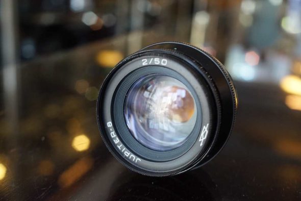 Jupiter-8 50mm f/2 black Leica screw mount lens