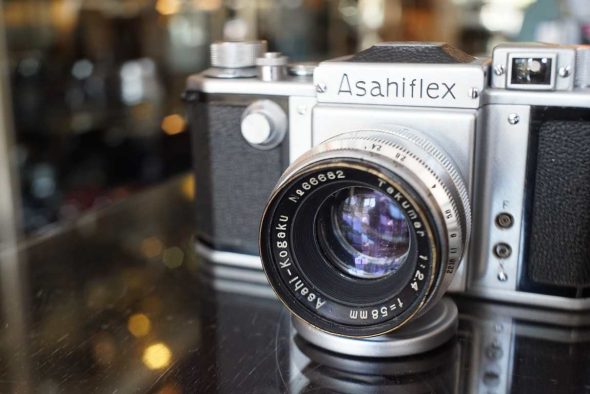 Asahiflex IIa w/ Asahi Kogaku Takumar 58mm f/2.4 lens
