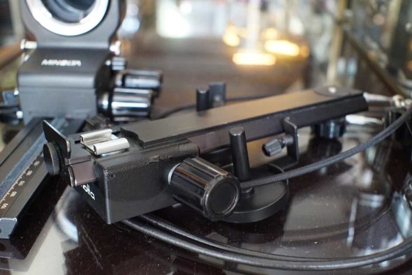 Minolta Auto Bellows III + Slide copier attachment + focusing rail, boxed kit