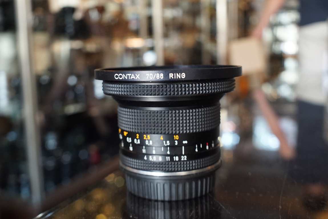 Contax Carl Zeiss Distagon 18mm f/4 T* AEG, Canon EF mount - Fotohandel  Delfshaven / MK Optics