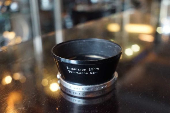 Leica Leitz ITDOO lens hood for the summaron 3.5cm and Summicron 5cm lenses