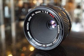 Canon FD 50mm f/3.5 SSC Macro