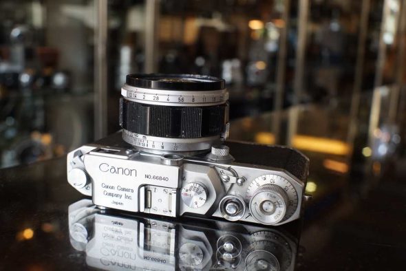 Canon model III rangefinder + 50mm F/1.2 LTM lens