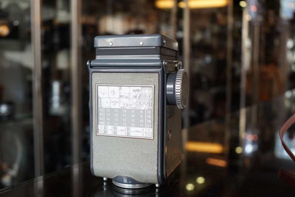 Rolleiflex Baby 4×4 Grey w/ Xenar 60mm f/3.5 in case+strap