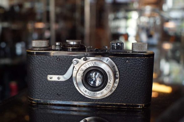 Leica I (model A) black + Elmar 3.5 / 5cm lens