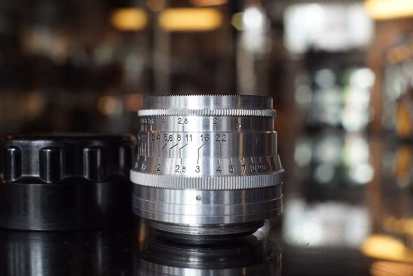 Jupiter-8 50mm F/2 LTM lens chrome