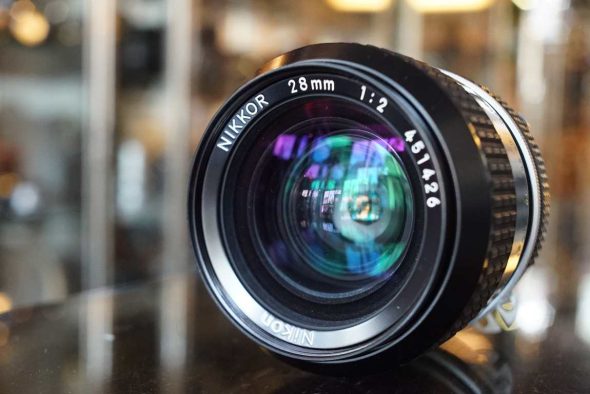 Nikon Nikkor 28mm F/2 AI lens