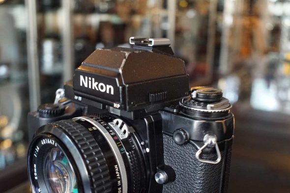 Nikon F3HP Press + Nikkor 50mm F/1.4 Ai + MD-4 motordrive, recent CLA