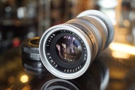 Leica Elmar 90mm F/4 lens chrome E39 version for M