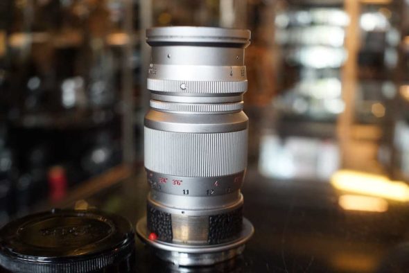 Leica Elmar 90mm F/4 lens chrome E39 version for M