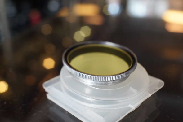 Leica Leitz Yellow Contrast filter for Summitar lens