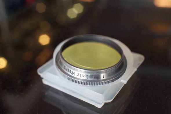 Leica Leitz Yellow Contrast filter for Summitar lens