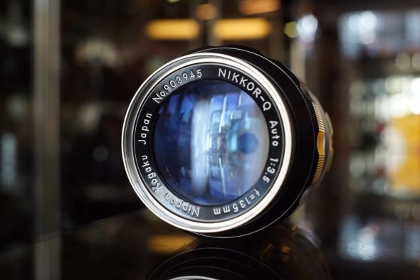 Nippon Kogaku Nikkor-Q 135mm F/3.5 non-AI for Nikon F, in case OUTLET
