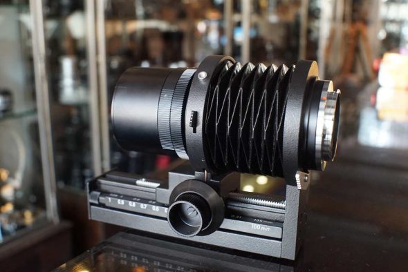 Leica Leitz Macro-Elmar 100mm F/4 bellows version with 16860 bellows for Leica R