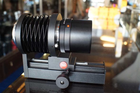 Leica Leitz Macro-Elmar 100mm F/4 bellows version with 16860 bellows for Leica R