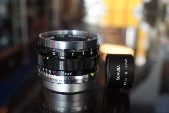Sankyo Koki W-Komura 35mm f/3.5 LTM lens + finder