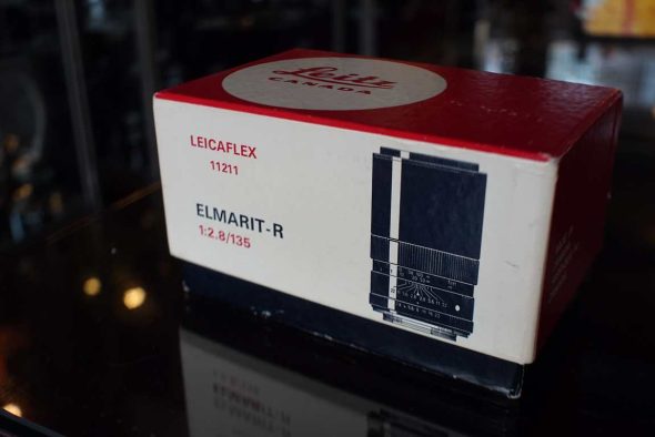 Leica Leitz Elmarit-R 135mm F/2.8, 2-cam lens, boxed