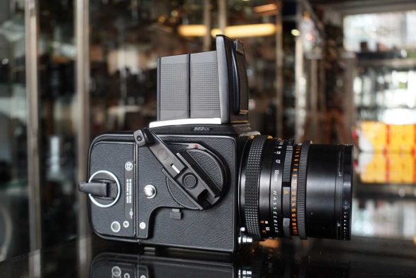 Hasselblad 503CX black + 60mm F/3.5 CF lens + A12 black and Acute Matte