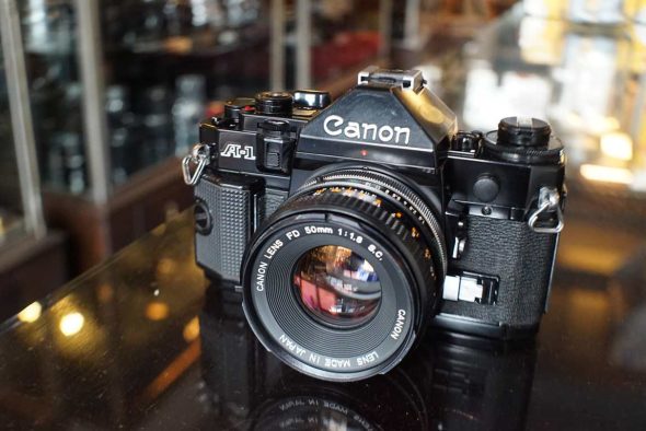 Canon A-1 + FD 50mm f/1.8 SC