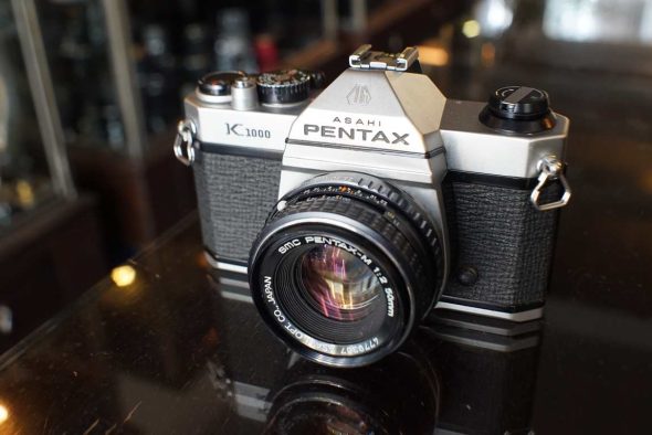 Pentax K1000 + SMC Pentax-M 50mm f/2 kit