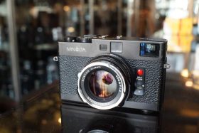 Minolta CLE with fresh service + Voigtlander Nokton 40mm F/1.4 lens