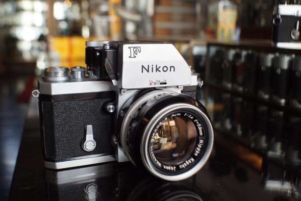 Nikon F chrome + Nikkor 50mm F/1.4 Non AI lens, OUTLET